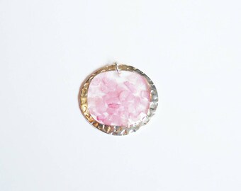 Rose Quartz Crystal Pendant