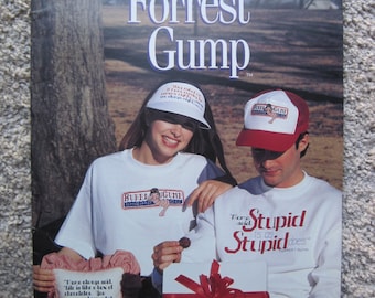 Cross Stitch Leaflet - Forrest Gump - Leisure Arts #2684 - Vintage 1995