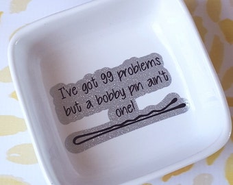 ring dish - ring holder - jewelry storage - bobby pin holder - best friend gift - bobby pin storage - hair tie holder