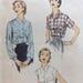 Advance 6426 misses blouse size 16 bust 34 vintage 1950's sewing pattern