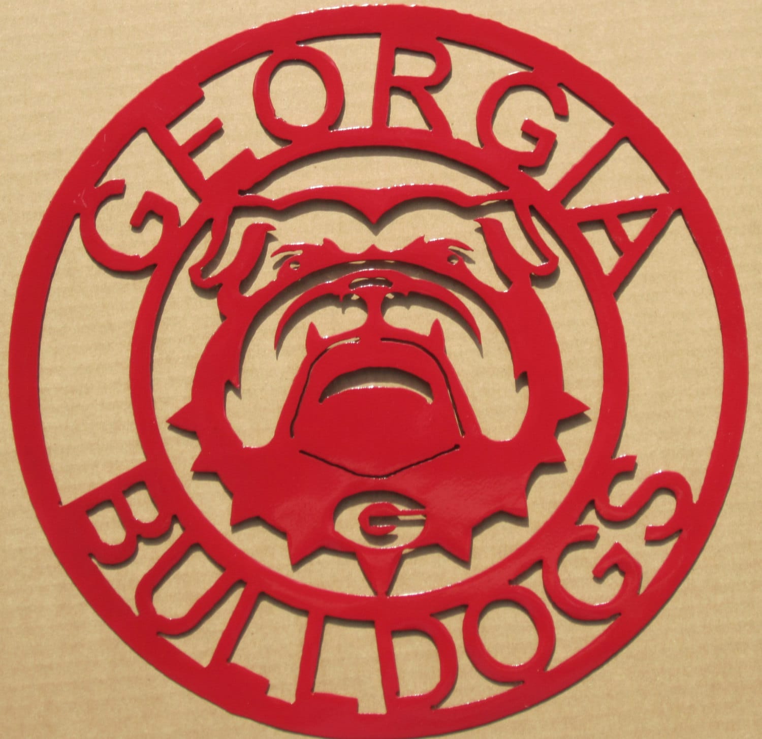 Georgia Bulldogs Metal Sign