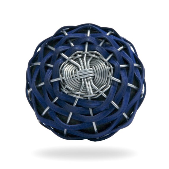 Basket Weave Modern Door Handle for a Kitchen Cupboard