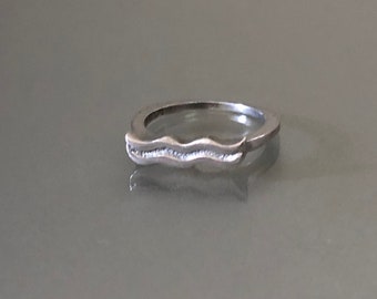 Vintage Sterling Silver “Mustache” Ring