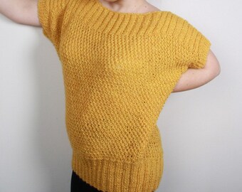 Sweater Mustard Yellow ,tunic,