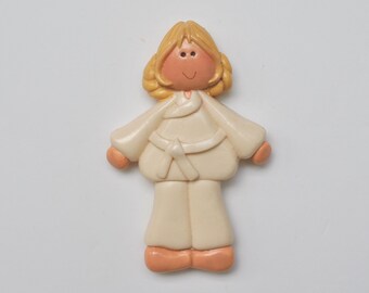 Karate Girl Personalized Christmas Ornament/ Sports/Karate/Black Belt