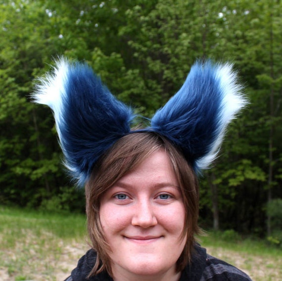 Any Color Extra Big And Fluffy Wolf Fox Cat Fursuit Ears