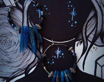 LUNETH (KYANITE earrings)