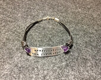 Nevertheless, She Persisted Bracelet