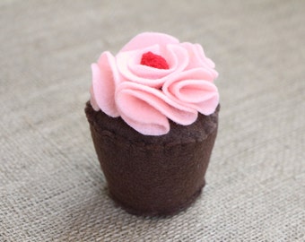 Felt Cupcake - Pretend Play, Birthday Gift