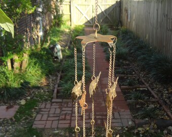 Elephants Laughing in the Wind - Wind Chime, Bells, Mixed Metal, Indoor, Outdoor