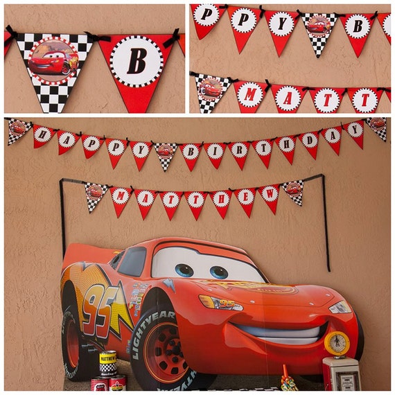 Disney Cars Banner printable