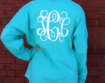 Monogram Spirit Shirt Personalized Pom Pom Jersey B32