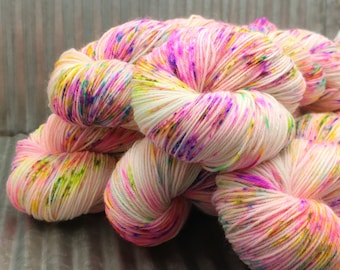 Hand Dyed Yarn - {Sorority Row} - Hades DK - Speckle Dyed Yarn - 246 Yards, 100g - Indie Dyed Yarn