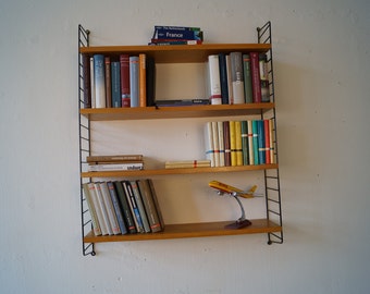 STRING WALL UNIT Nisse Strinning 60s 60er Regal System mid century 6 Teile