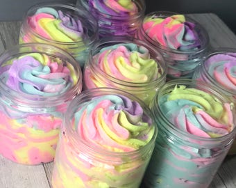 Unicorn Whipped Soap, Rainbow, Bath Whip, Foaming Bath Whip | Bubbly Designs