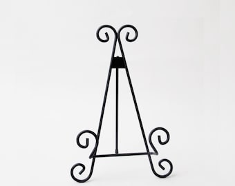 Black Metal Display Easel for Cutting Boards