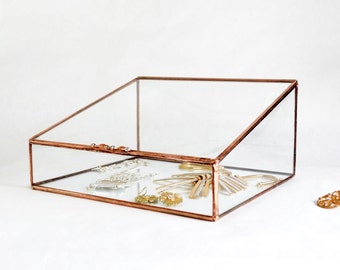 Glass Box Glass Display Box Glass Wedding Card Box Clear Glass