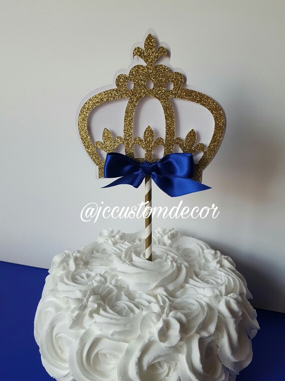 Royal Prince Crown Cake Topper Royal Prince Cake Topper Crown