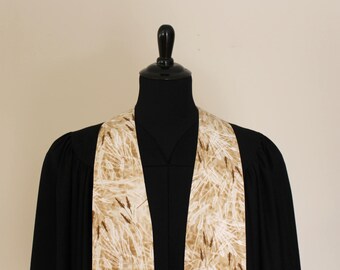Clergy Stole, Wheat #169, Pastor Stole, Minister Stole, 54" Length, Pastor Gift, Vestments, Church