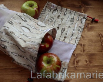 food bags for fruits and vegetables, food bags for fruits and vegetables, washable, reusable, washable, reusable, zero waste, wash your zero