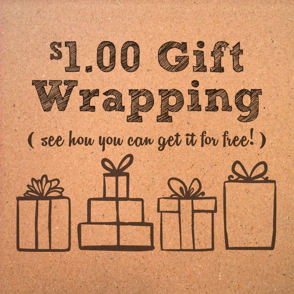 upgrade to free gift wrapping use promo code