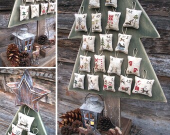 Fairytale Advent Calendar - PDF Digital Cross Stitch Pattern