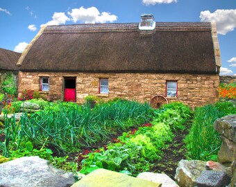 Cottage Art Print, "Ireland Farmhouse"