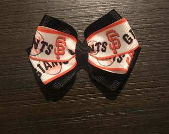 San Francisco Giants hair bow