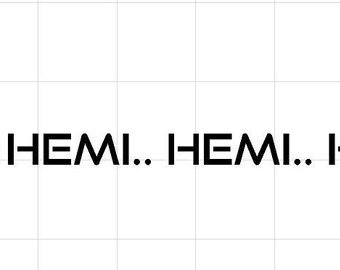 Hemi decals | Etsy