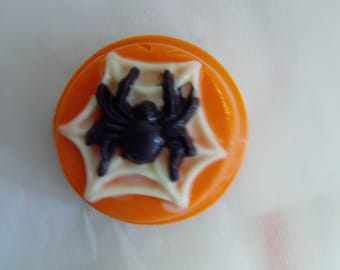 Spider Web Candy Covered Cookies-Halloween Party, Trick or Treat (12)