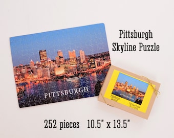 Pittsburgh Skyline Puzzle - 252 pieces