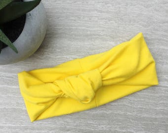 Baby Headband, Baby Headwrap, Knotted Headwrap, Knotted Headband, Baby Turban Headband, Top Knot Headband