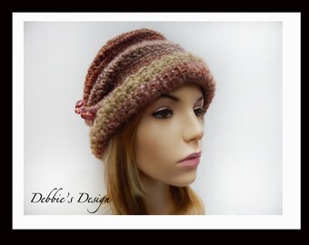 Women's Crochet Cloche-390 Women's Church Hat, Cloche Hats, Crochet Hats, Women's Hats, Downton Abby