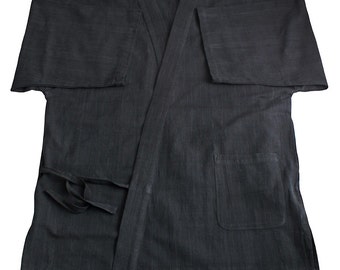 ChomThong Hand Woven Cotton Japanese kimono Samue Jacket (BFS-123-01)