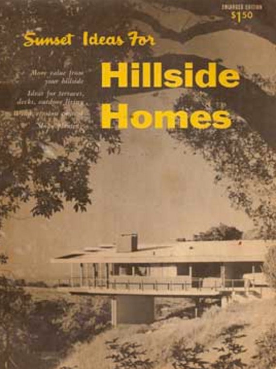 1956 Ideas For Hillside Homes Mid Century Modern House Plans 1956 Ideas For Hillside Homes Mid Century Modern House Plans