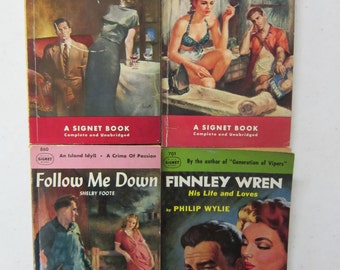 1950s PULP FICTION books Couple on the Cover Signet Books
