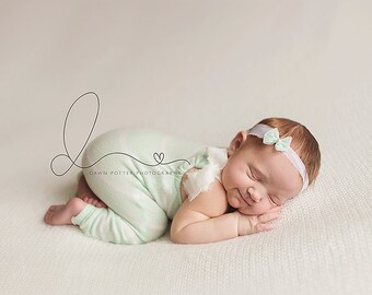 Softest Striped Newborn Romper