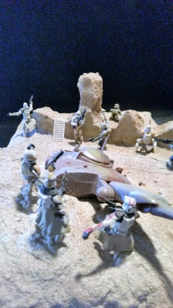 clone trooper diorama