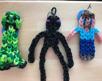 Minecraft ornament, Creepers, Steve, Enderman, Stampy, tuxedo Steve, stockings, party favors, gift, handmade