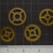 Steampunk Supplies vintage clock movement parts brass gears wheels for industrial sculpture jewelry making craft supplies Scrapbooking 2897