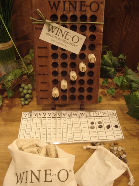 WINEO® Bingo for Wine Lovers® a unique wine game and