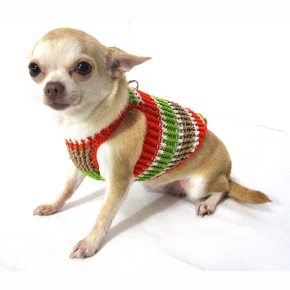 Items similar to Summer Dog Harness Puppy Collar Cute Teacup Chihuahua Clothes Comfortable