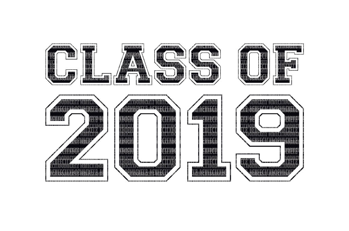 Class of 2019 SVG Printable Clipart Graduation Cut File