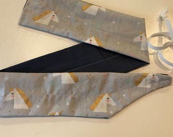 Grey and gold unicorn Crossfit wrist wraps for strength