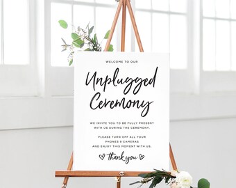 printable unplugged ceremony printable unplugged ceremony