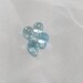 15% OFF 20 pc lot 8x6 mm Natural Blue Topaz Faceted Drops , drill drops, perfect jewellry making drops CODE#AHTP09