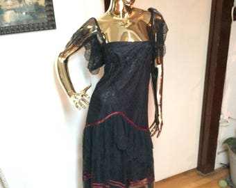 Vintage Lace Dress CeeGee by Sue Wong- Joseph Magnin