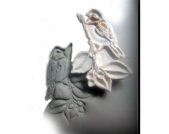 Ceramic Stamp, Texural Stamps, Clay Stamps, for stamping on stoneware clay, polymer clay, metal clay, crafts, and fondart foods ( 0166 )