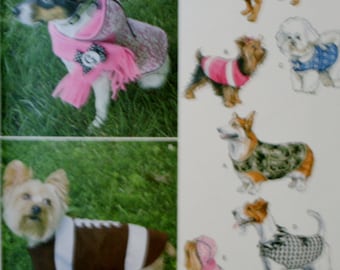 Simplicity 1239 Dog Coats Sewing Pattern New/Uncut