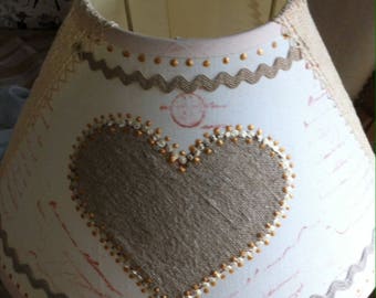 customized shabby old Lampshade